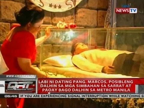 Labi ni dating Pang. Marcos, posibleng dalhin sa simbahan sa Sarrat at Paoay