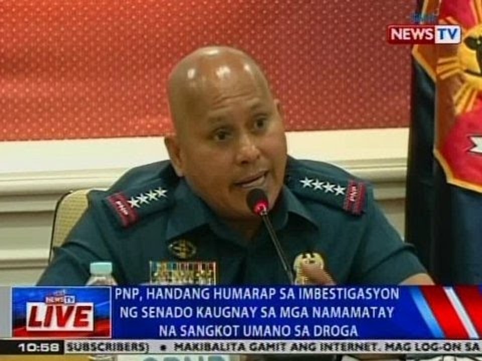 NTVL: PNP, handang humarap sa imbestigasyon kaugnay sa mga namamatay na sangkot umano sa droga