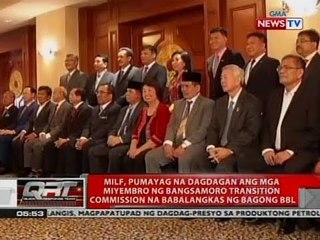 QRT: MILF, pumayag na dagdagan ang mga miyembro ng Bangsamoro Transition Comm.