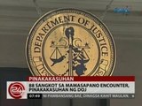 24 Oras: 88 sangkot sa Mamasapano encounter, pinakakasuhan ng DOJ