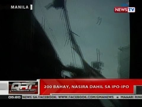 QRT: 200 bahay, nasira dahil sa ipo-ipo