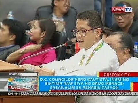 BP: QC Councilor Hero Bautista, inaming biktima raw siya ng drug menace