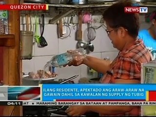 Download Video: BP: Ilang residente, apektado ang araw-araw na gawin dahil sa kawalan ng supply ng tubig