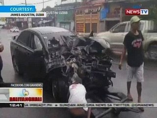 BT: Kotse, van at pampasaherong jeep, nagkarambola