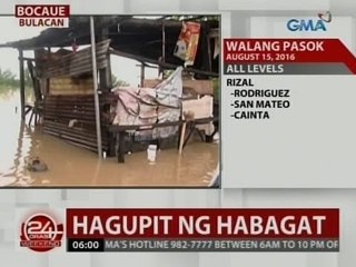 24 Oras: Baha sa ilang lugar, umabot hanggang dibdib