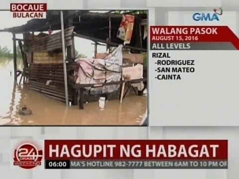 24 Oras: Baha sa ilang lugar, umabot hanggang dibdib