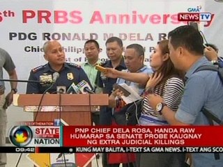 SONA: PNP Chief Dela Rosa, handa raw humarap sa senate probe