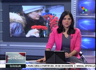 Continúan homenajes en Moscú a víctimas de avión siniestrado