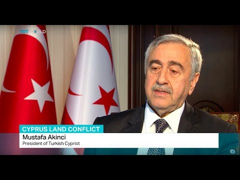 Interview with Turkish Cypriot President Mustafa Akinci on Cyprus land conflict