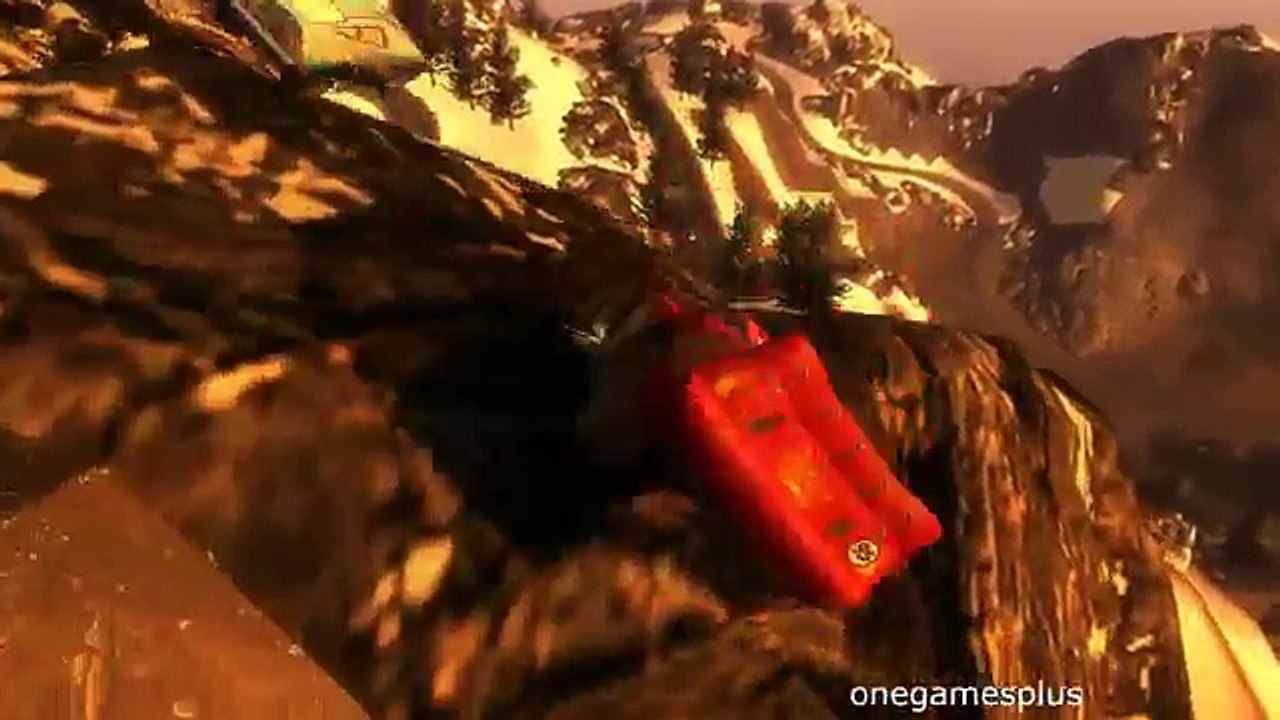 Lightning McQueen and Dinoco Disney car jumping couple six jumps explosions