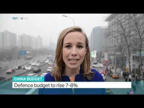 China's defence budget to rise 7-8%, Brittyn Clennet reports from Beijing