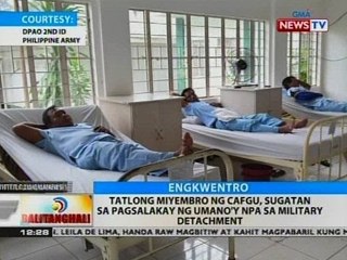 BT: 3 miyembro ng CAFGU, sugatan sa pagsalakay ng umano'y NPA sa military detachment