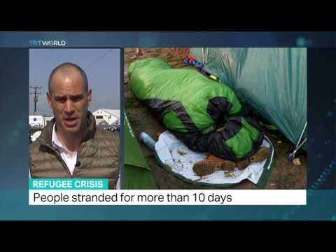 Strong security presence in refugee camps, Alican Ayanlar reports from Idomeni