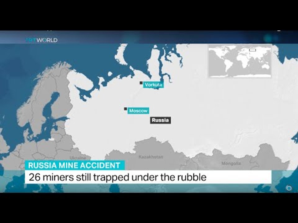 26 miners still trapped under the rubble in Russia