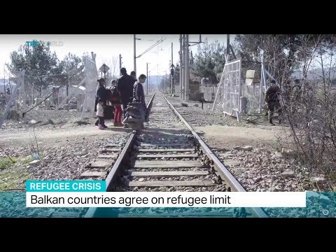 Balkan countries agree on refugee limit