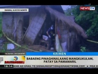 BT: Babaeng pinaghinalaang mangkukulam, patay sa pamamaril