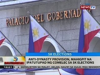 Anti-dynasty provision, mahigpit na ipatutupad ng Comelec sa SK elections