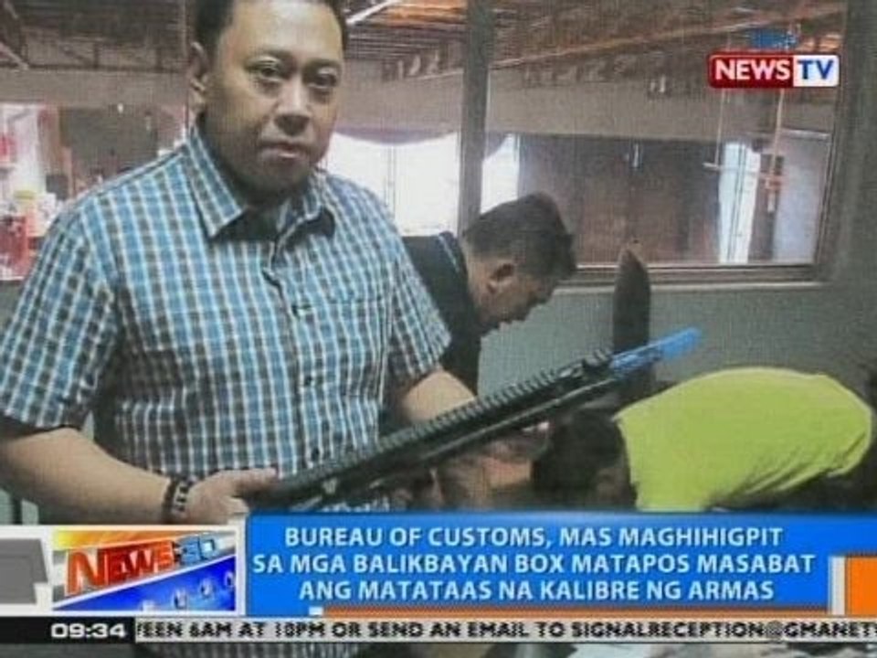 Customs, mas maghihigpit sa mga balikbayan box matapos masabat ang matataas na kalibre ng armas