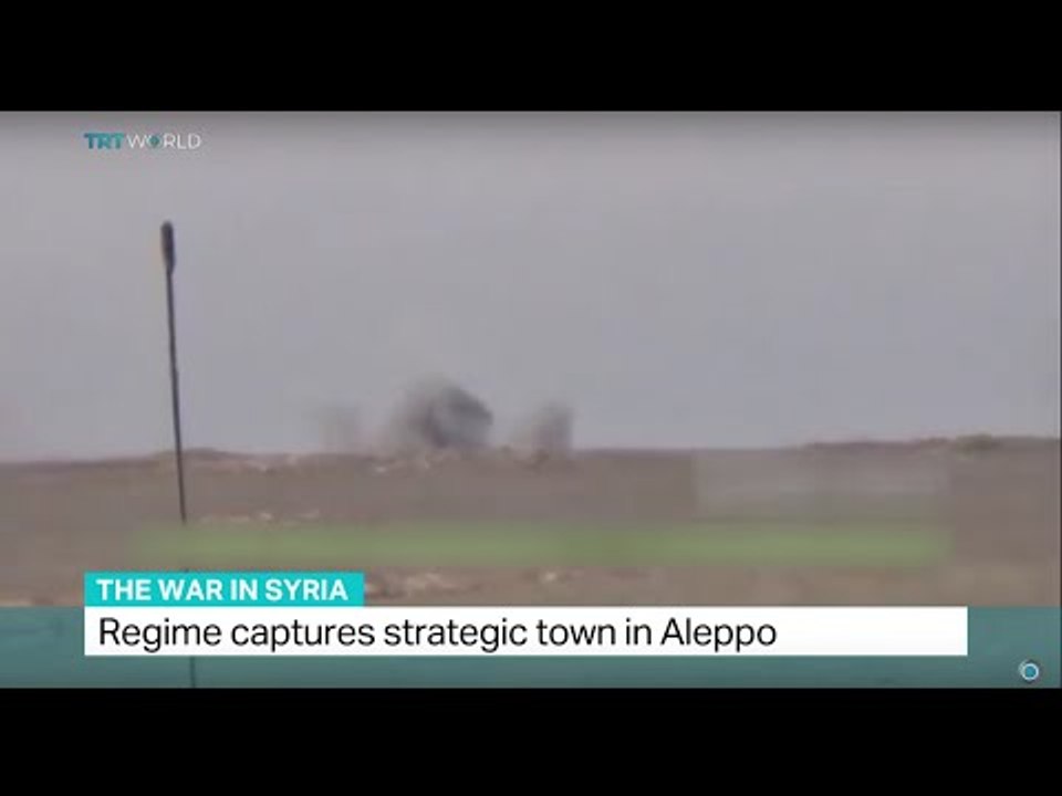 Syrian regime forces capture strategic town in Aleppo