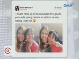 24 Oras: Wacky selfie ni Maine Mendoza at ng isang bata, usap-usapan sa social media