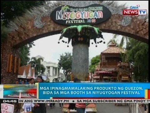 Mga ipinagmamalaking produkto ng Quezon, bida sa mga booth na Niyugyogan Festival
