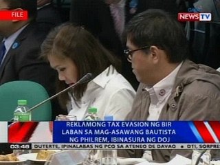 Download Video: Reklamong tax evasion ng BIR laban sa mag-asawang Bautista ng Philrem, ibinasura ng DOJ