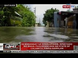 QRT: 22 barangay sa dinalupihan, apektado ng baha