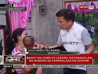QRT: Biktima ng buhawi, umaapela ng tulong sa lokal na pamahalaan