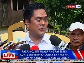 NTVL: Palasyo, kinikilala ang papel ng SC kaugnay sa 4 na hukom na sangkot umano sa droga