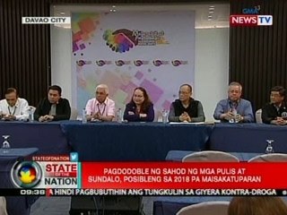 SONA: Pagdodoble ng sahod ng mga pulis at sundalo, posibleng sa 2018 pa maisakatuparan