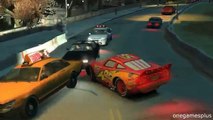 Night race Hill-Street Drifting Track Lightning McQueen cardisney pixar car by onegamesplus