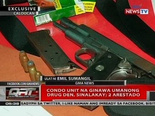QRT: Condo unit na ginawa umaong drug den, sinalakay