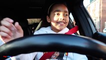 Bad Kids Driving Parents Car - Scary Killer Clown Attacks Kid