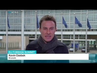 EU foreign ministers to discuss Turkey, refugees, Kevin Ozebek reports