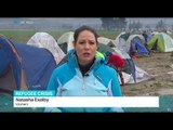 Thousands refuse to leave Idomeni refugee camp, Natasha Exelby reports