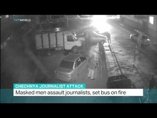 Masked men assault journalists in Chechnya