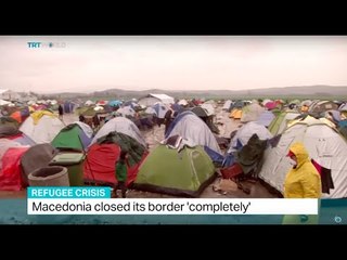 Macedonia closed its border 'completely'