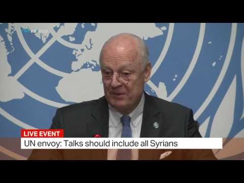 UN Special Envoy for Syria Staffan de Mistura launches peace talks in Geneva