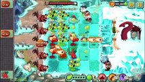 Plants vs Zombies 2 Frostbite Caves Final Boss Zombot Tuskmaster 10,000 BC