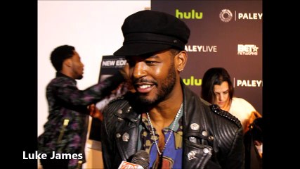 Luke James at BET's New Edition Movie Screening at Paley Center