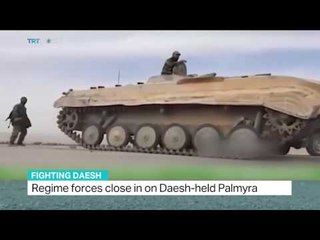 Regime forces close in on DAESH-held Palmyra in Syria
