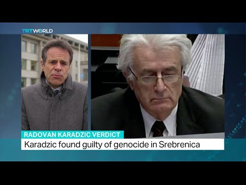 Karadzic has been sentenced to 40 years in prison, Jon Brain reports