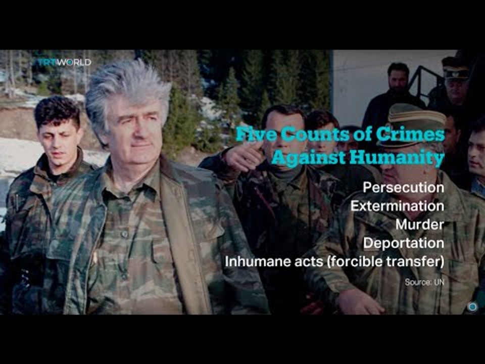 Karadzic accused of persecuting non-Serbs, Soraya Lennie reports
