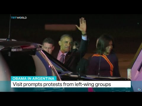Obama's Argentina visit prompts protests from left wing groups