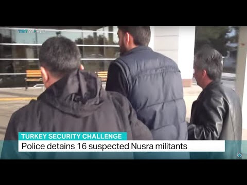 Turkish police detains 16 suspected Nusra militants