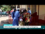 World Health Organiation says Ebola no longer public health emergency