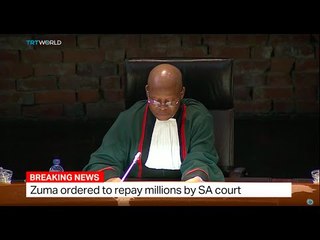 Zuma ordered to repay millions by South African court, Melanie Rice reports