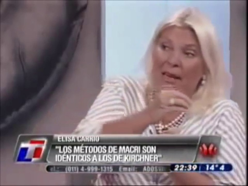 "Los métodos de Macri son idénticos a los Kirchner"