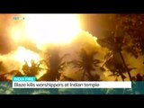 Blaze kills worshippers at Indian temple