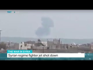Syrian regime fighter jet shot down